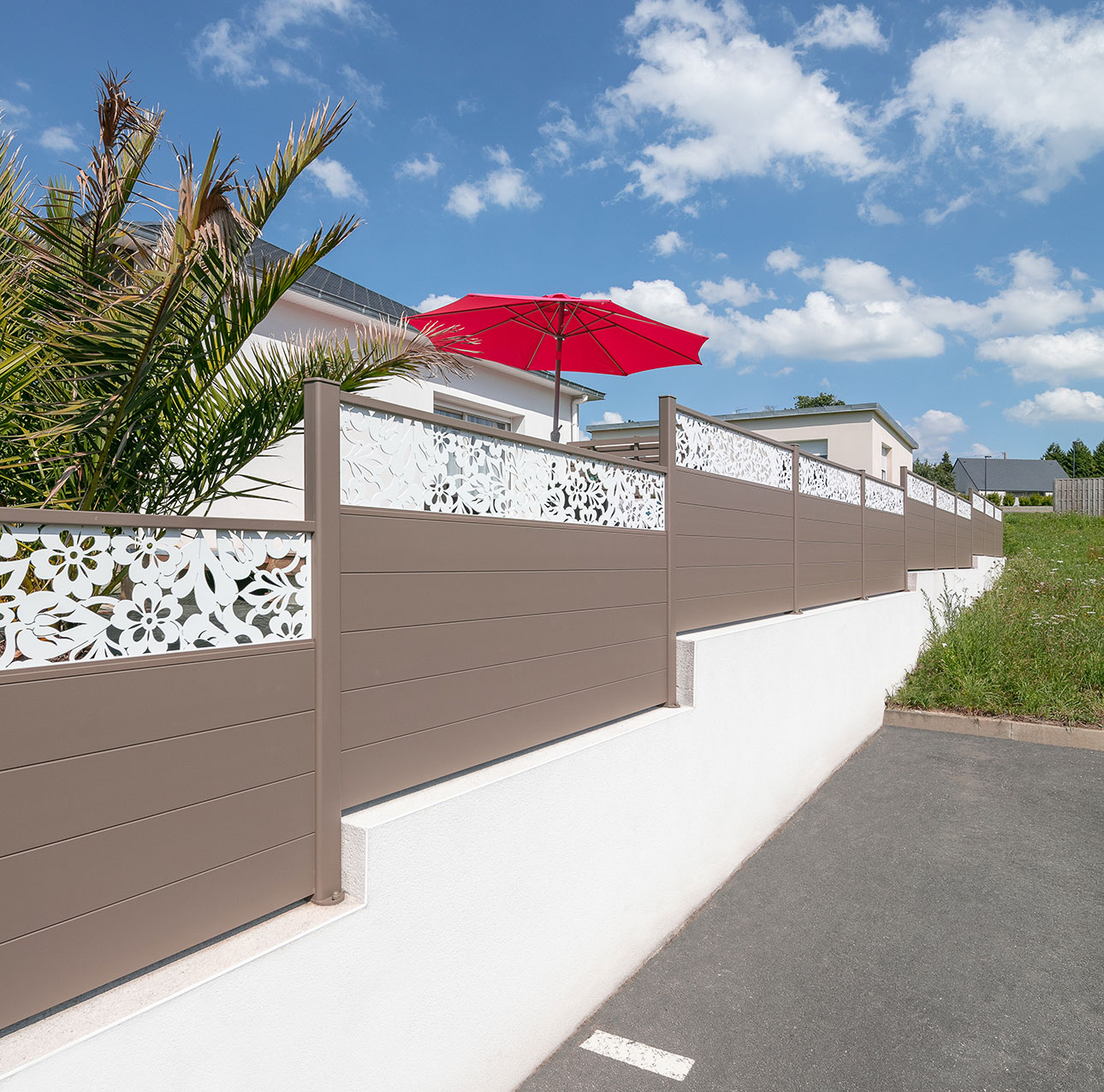 Clôture aluminium Lizen décor Brodiri Kostum Clôture aluminium Lizen décor Brodiri Kostum