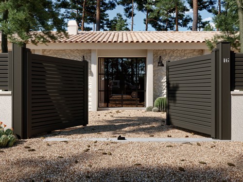 Achat Portail aluminium battant Lemm par kostum