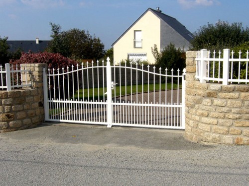 Achat Portail aluminium battant Plomelin par kostum