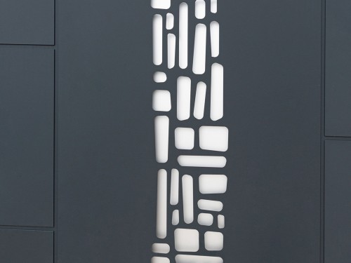 Portail aluminium coulissant Lug par kostum décor Menhir