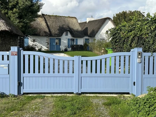 Achat Portail aluminium battant Kastel - kostum