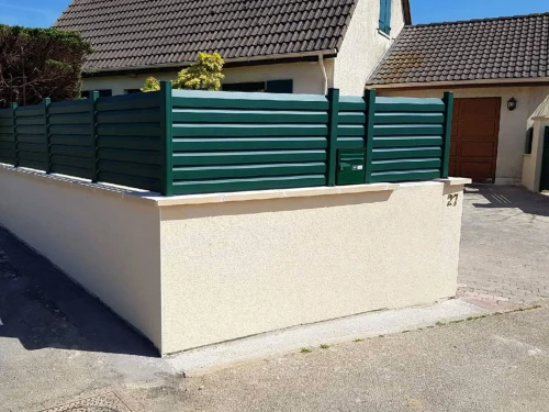 Achat Clôture aluminium Lemm persiennée par Kostum