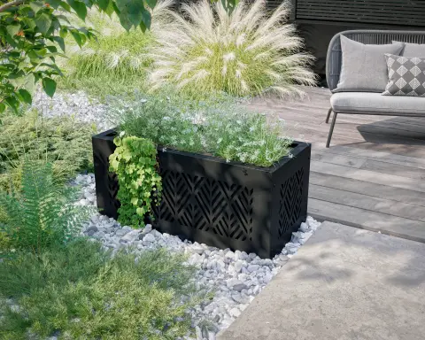 habillage de jardinière moderne et design