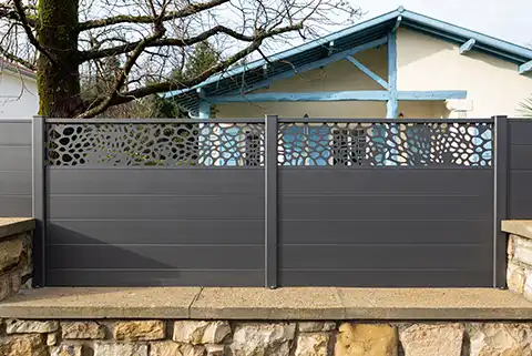 Clôture avec décor en aluminium Briz Anae Kostum