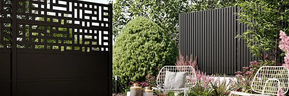 Claustra en aluminium décor Dana