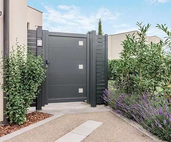 Le portillon aluminium, du cachet pour votre entrée