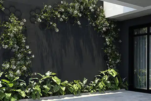 treillis végétalisable en aluminium Apis Kostum