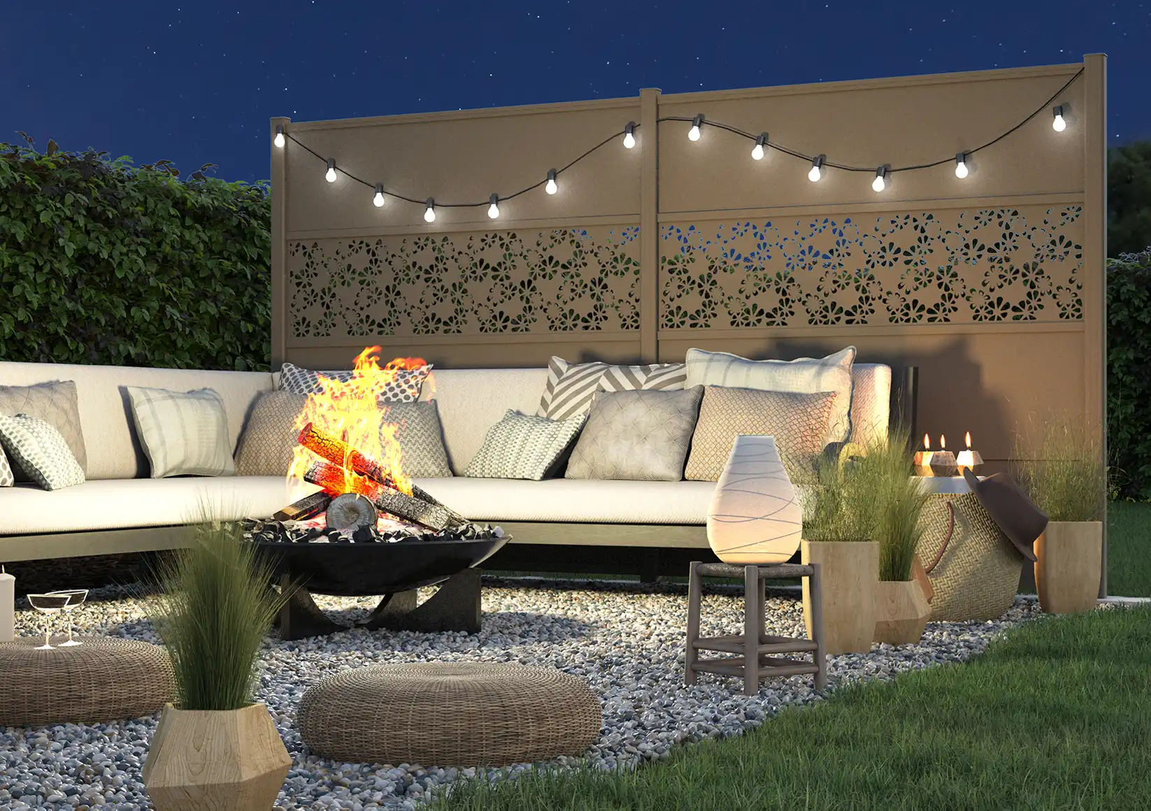 Différents styles de claustras aluminium Kostum