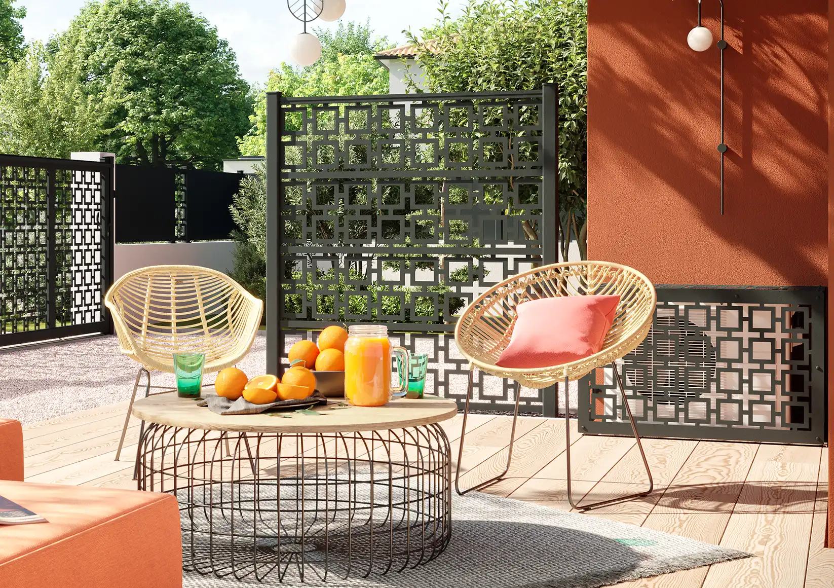 Nuancier de coloris pour claustras aluminium