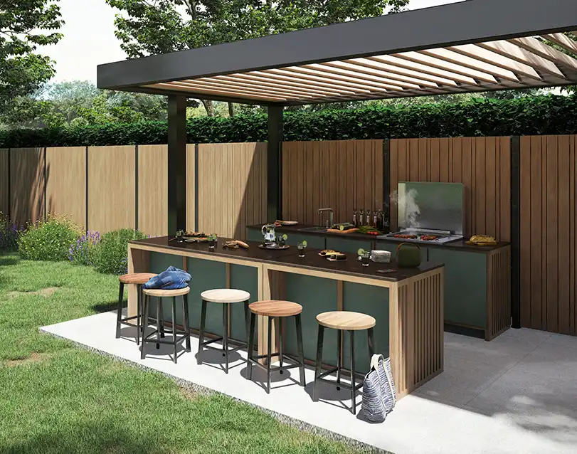cuisine modulable kanell sauge