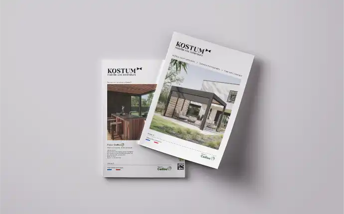 Le catalogue de pergolas et carports Kostum