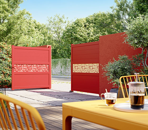 portail aluminium Fragan décor Ostin portail aluminium Fragan décor Ostin
