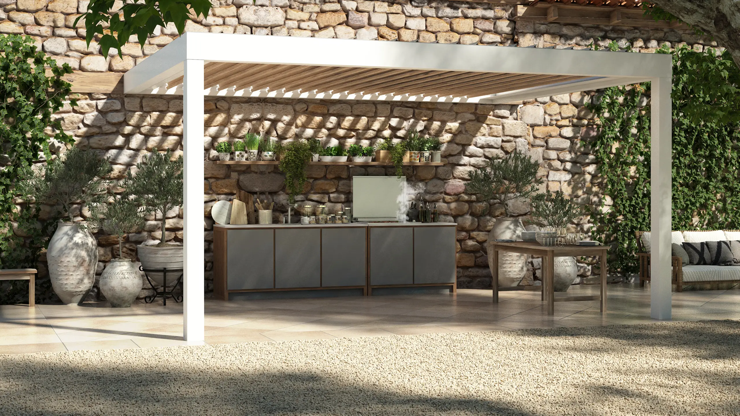 Cuisine extérieur Kanel Kostum