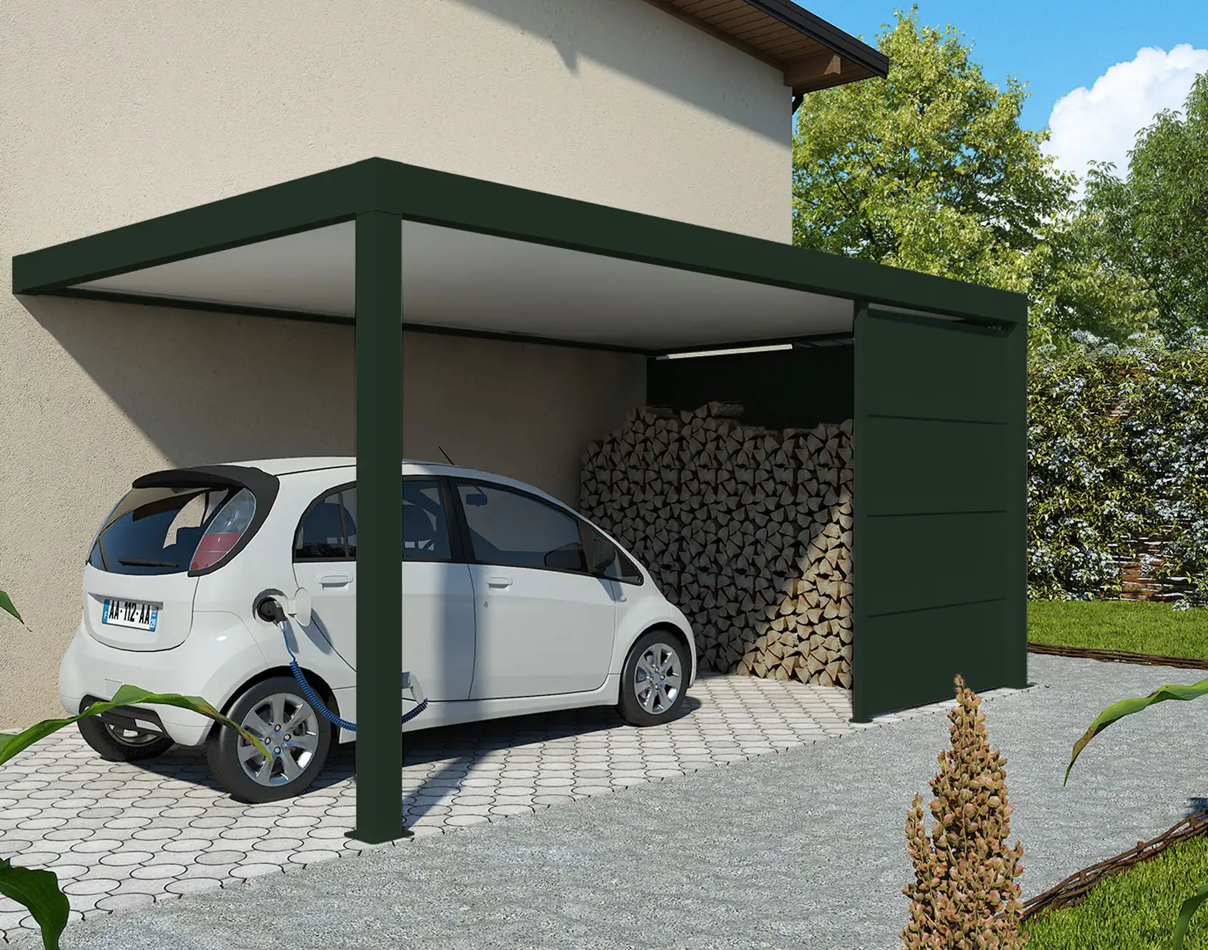 Carport aluminium Trevor Kostum