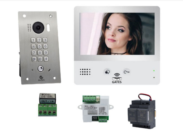 Vidéophone DIVA anti-vandale connecté avec digicode pour portail Vidéophone DIVA anti-vandale connecté avec digicode pour portail