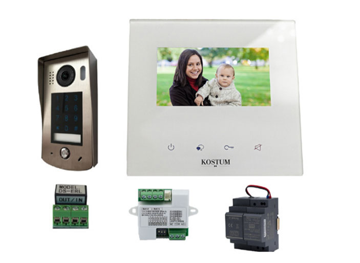 Vidéophone MINI DIVA connecté avec digicode pour portail Vidéophone MINI DIVA connecté avec digicode pour portail