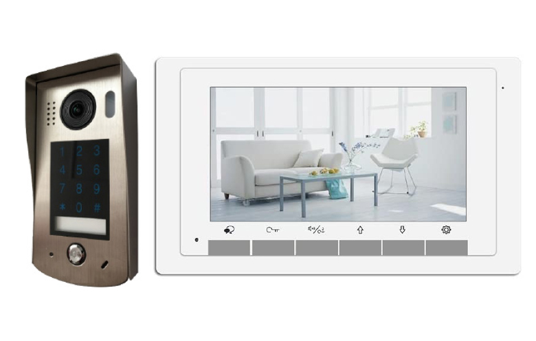 Vidéophone Sensa avec digicode connecté pour portail Vidéophone Sensa avec digicode connecté pour portail
