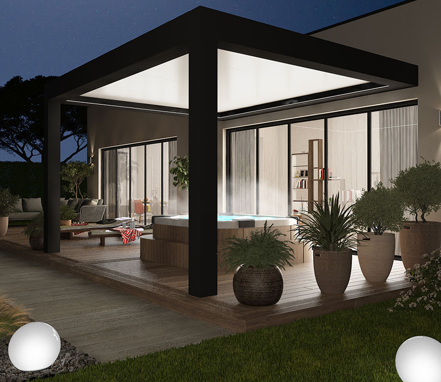 pergolas aluminium toit bioclimatique Poppy Kostum pergolas aluminium toit bioclimatique Poppy Kostum