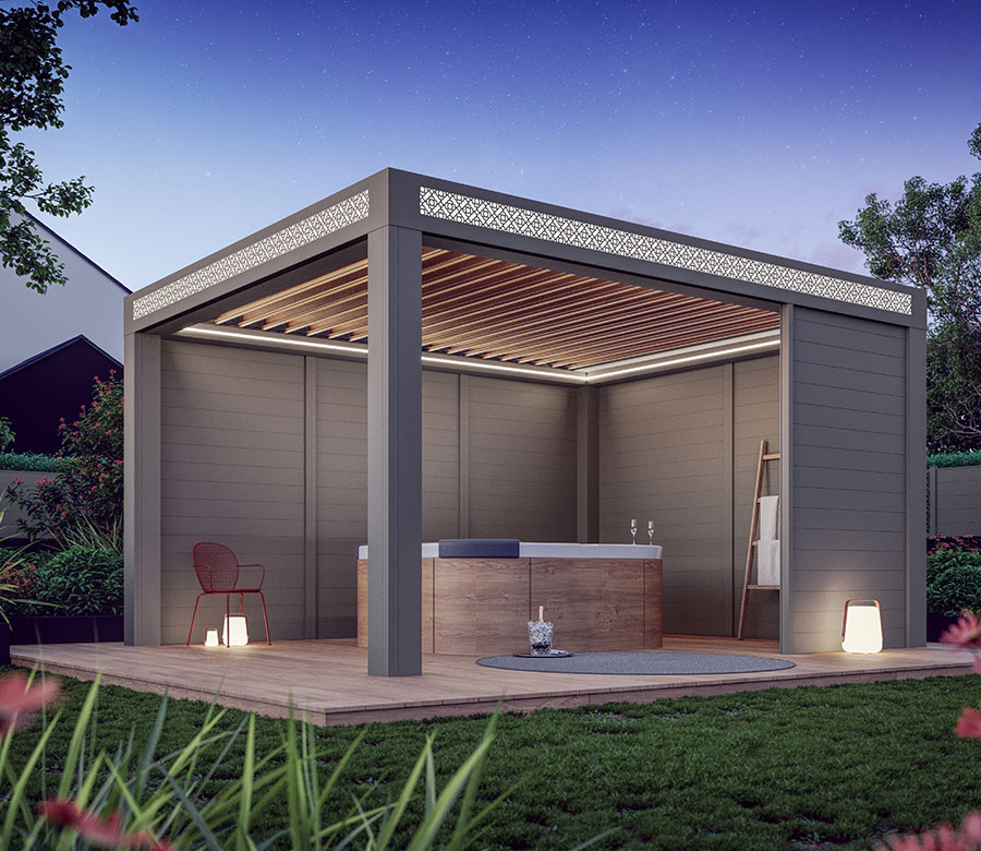 pergolas aluminium toit bioclimatique Poppy Kostum pergolas aluminium toit bioclimatique Poppy Kostum