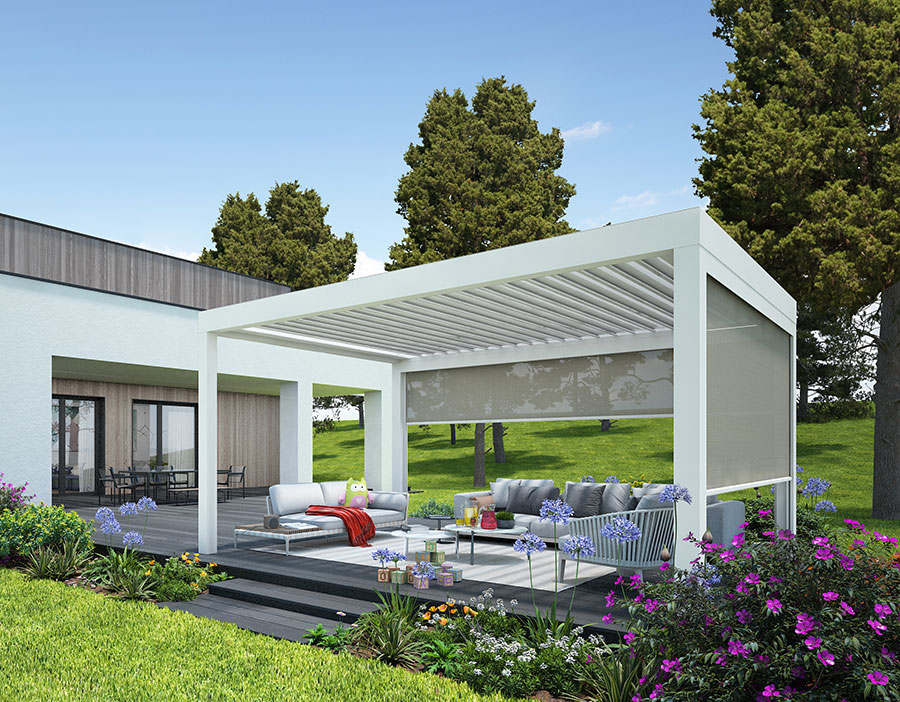 pergolas aluminium bioclimatique Lily Kostum