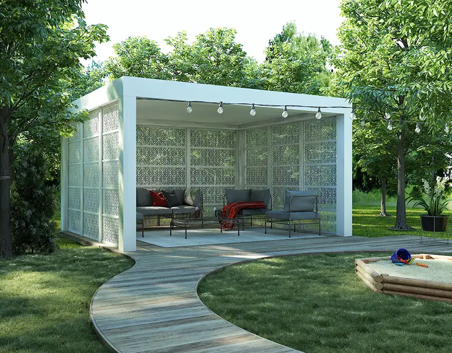 pergolas aluminium indépendante Poppy Kostum