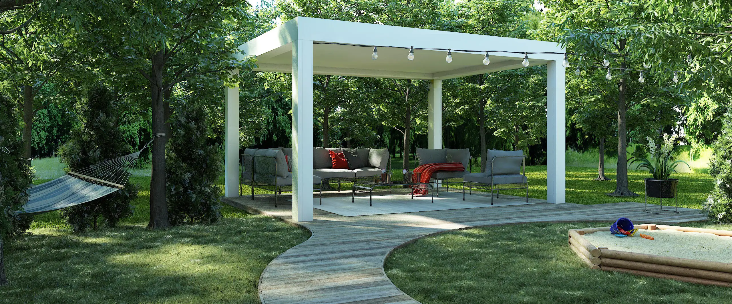 pergolas aluminium indépendante Poppy Kostum