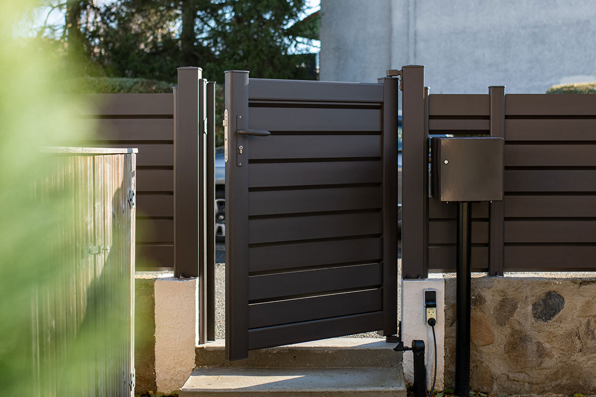 Portillon exterieur et portillon de jardin