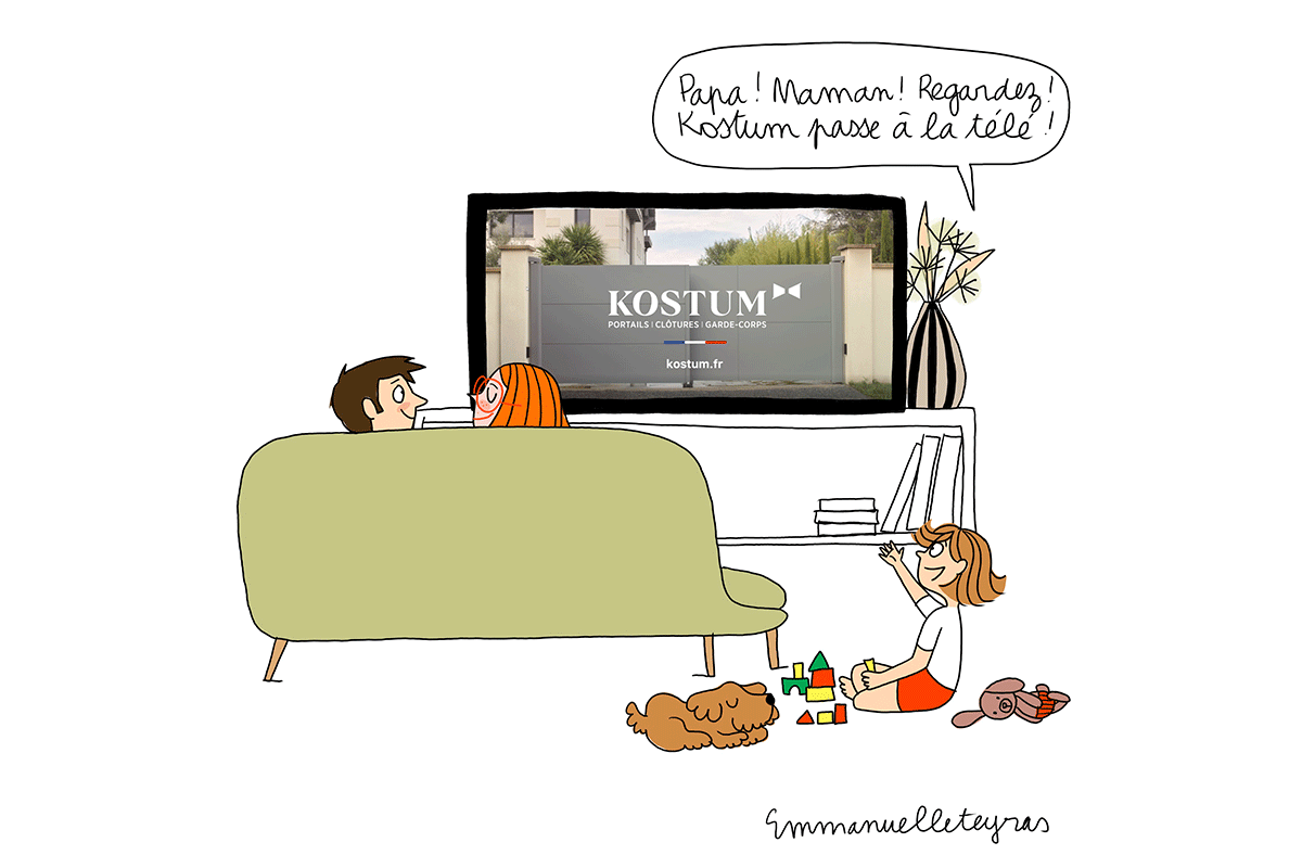 Kostum passe à la télé !